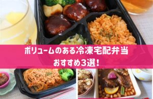 ボリュームがある冷凍宅配弁当おすすめ